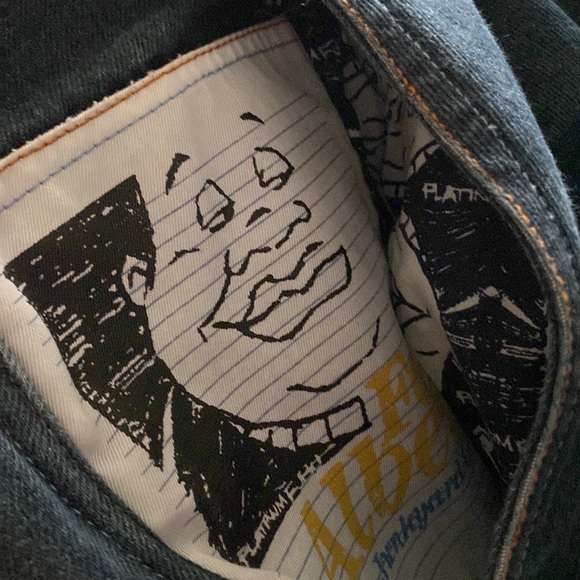 FUBU Vintage 90s Baggy Carpenter Jeans Loose Fit Hip Hop 42 by 34 RARE - Picture 11 of 15